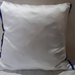 Designers Guild Pavilion Azure Floral Embroidery 100% Linen Fabric Cushion Cover - thumbnail 2