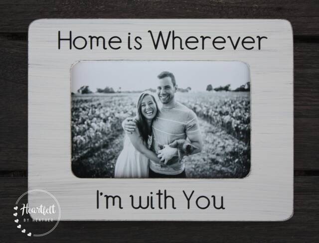 Personalized New Home Picture Frame - Custom 4x6 - image 1