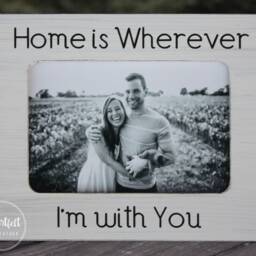 Personalized New Home Picture Frame - Custom 4x6 - thumbnail 2