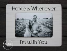 Personalized New Home Picture Frame - Custom 4x6 - thumbnail 1