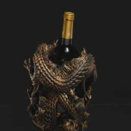 3D Printed Chinese Dragon Wine Holder - thumbnail 4