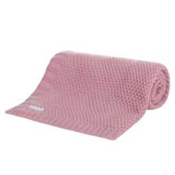 Personalised Winnie The Pooh Hunny Embroidered Cable Knit Baby Blanket 100cm 2 Colors Super Soft New - thumbnail 1