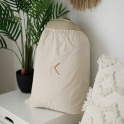 Linen Baby Play Mat Organic Monstera Leaf Padded Rug - thumbnail 4