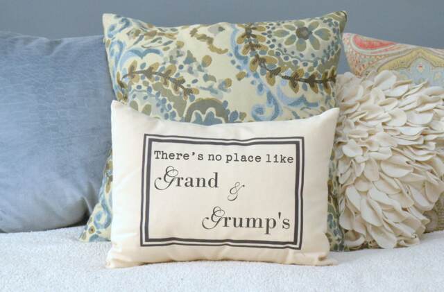 Mother's Day Gift, Personalized Pillow, Gift Idea, Grandparent Christmas Pillow Grandmother, For Her - image 1