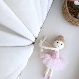 Ballerina Curtain Tieback Pink Ballerina Tie Back Nursery Nursery Decor - thumbnail 3