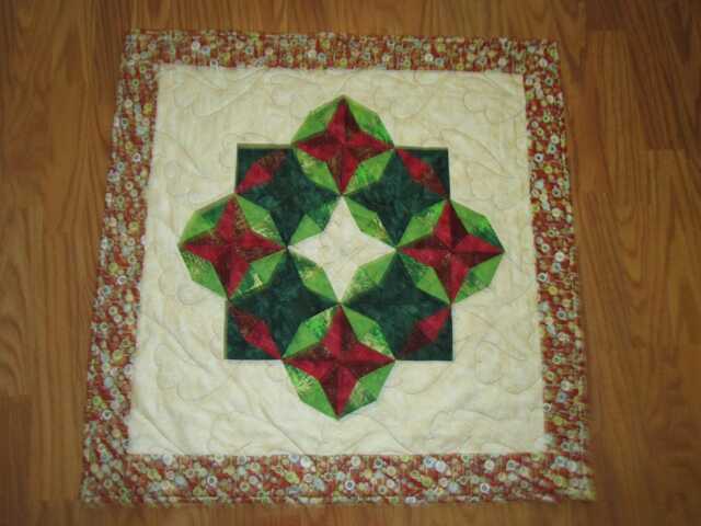 Christmas Star Quilted Wall Hanging 30 - image 1