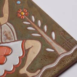 Virgo Zodiac Sign Ceramic Tile Wall Art Handmade Personalized Gift Astrological Chart Elements Horoscope Astrology For Her - thumbnail 3