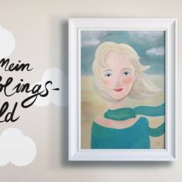 Poster Woman, Print, Painting, Art Woman By The Sea, Mediteran - thumbnail 3