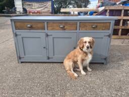 Bespoke Kitchen Island With Zinc Top - thumbnail 1