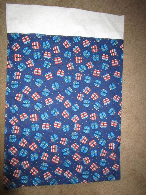 Flip Flops Red White & Blue Standard Pillowcase - image 1