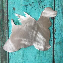 Cocker Spaniel Angel, Dog Christmas Tree Topper, Wall Hanging, Yard Stake, Lover Gifts, Pet Memorial, Aluminum, Guardian Angel - thumbnail 3