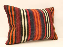 Throw Kilim Pillow 14x20 Feet - 35x50 cm Anatolian Kelim Turkish Pillow Kilim Cushion Art Deco Covers Sofa 4Bef-314