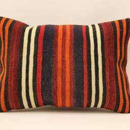 Throw Kilim Pillow 14x20 Feet - 35x50 cm Anatolian Kelim Turkish Pillow Kilim Cushion Art Deco Covers Sofa 4Bef-314 - thumbnail 2