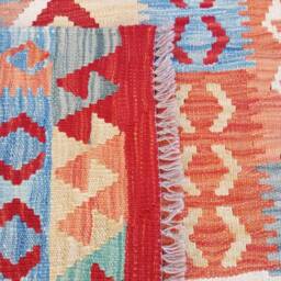 Kilim Rug Classic, Handmade Artisan Afghan Turkish Aztec Reversible Natural Wool 152x109 cm - thumbnail 3