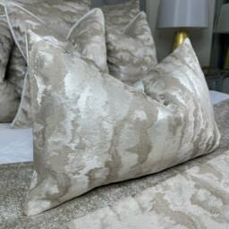 "Heavenly Cloud - Nimbus Luxury Modern Cushion Cover, Throw Pillow 12""x20" - thumbnail 1