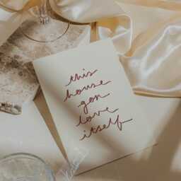 This House Gon' Love Itself Lyrics Wall Print - Olivia Dean The Art Of Loving Music Baby Steps Simple Minimalistic Poster - thumbnail 2