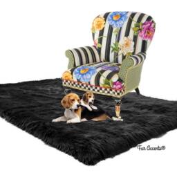 Shaggy Faux Sheepskin Rug - Thick Plush Pelt, Usa Made - thumbnail 3