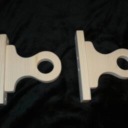 Arched Wall Brackets With Back Piece - thumbnail 4