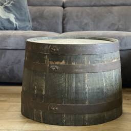 Whiskey Barrel Coffee Table - Half - thumbnail 2
