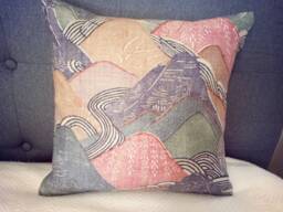 Kelly Wearstler Opal Edo Linen Fabric Pillow Cover - thumbnail 1