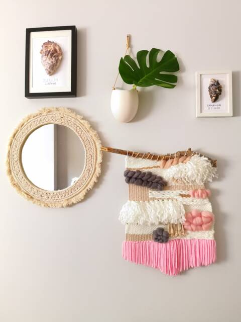 Ready To Ship - Woven Wall Hanging Tapestry Fiber Art Wall Rug Textile Weaving Decor Colorful Unique - image 1