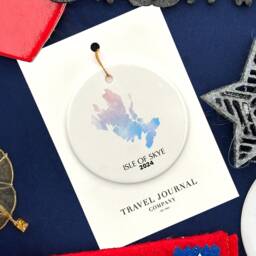 Isle Of Skye Scotland Personalised Christmas Tree Ornament Decoration Gift Present Xmas Bauble Festive Decor Holiday Custom - thumbnail 2