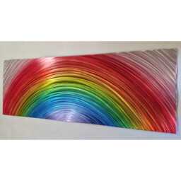 Over The Rainbow. Abstract Metal Wall Art, Indoor/Outdoor Decor