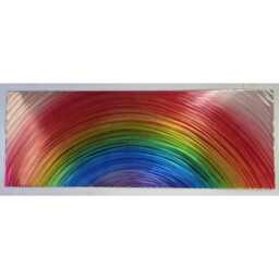 Over The Rainbow. Abstract Metal Wall Art, Indoor/Outdoor Decor - thumbnail 3