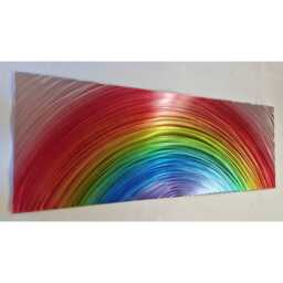 Over The Rainbow. Abstract Metal Wall Art, Indoor/Outdoor Decor - thumbnail 2