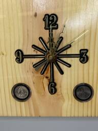 Wyoming Handmade State Quarter Clock With Inlaid Quarters. Fully Customizable - thumbnail 1