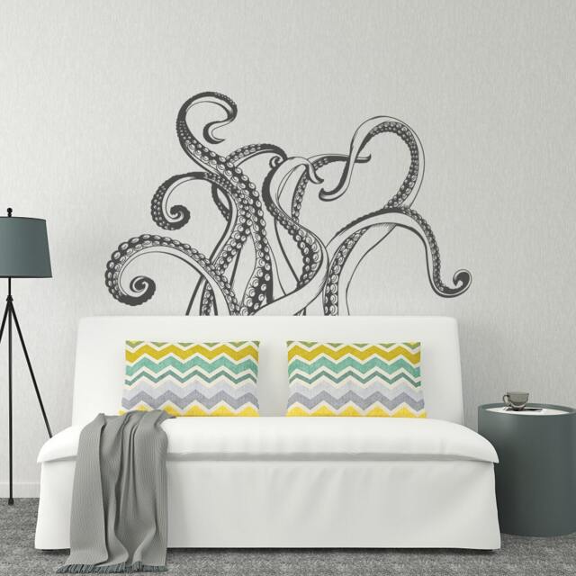 Octopus Tentacles Vinyl Wall Decal Nautical Kraken Sea Animal Decor #36 - image 1