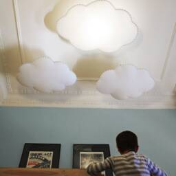 Hanging Cloud. Ceiling Lampshade - thumbnail 2
