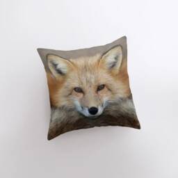 Fox Face - Pillow Cover Decor Throw Wilderness Forest Animal Lover Animals Wild - thumbnail 3