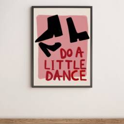 Dance Unframed Print - Funky Prints Uplifting Poster Kitchen Living Room Colourful Art Feel-Good - thumbnail 3