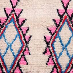 Moroccan Rug Pink , Moroccan Rug 8x10 9x12 Azilal Rug, Carpet Berber Azilal Area Rugs - thumbnail 3