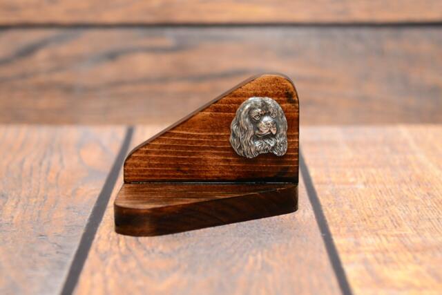 Cavalier King Charles Spaniel - Wooden Candlestick With Dog, Souvenir, Decoration, Limited Edition, Collection - image 1