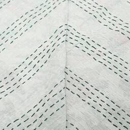 Indian Cotton Polka Dot Handmade Kantha Quilt Pure Cotton Blanket Bedcover Kantha Bedspread Size Multi - thumbnail 3