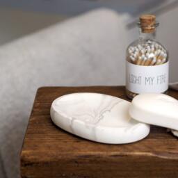 Oval Concrete Soap Dish Porch Decor Idea - thumbnail 4