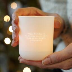 Personalised Zodiac Constellation Birthday Gift Tealight Holder With Candles - Gifts - thumbnail 2