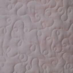 "Handmade Strip Quilt Modern Cotton Throw, 50"" X 65" - thumbnail 3