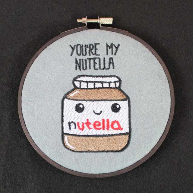Nutella Gift, Chocolate Spread Cute Romantic Funny Birthday Anniversary Cheeky Gift For Him Or Her, Inspirational Wall Art - image 1