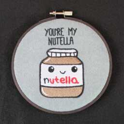 Nutella Gift, Chocolate Spread Cute Romantic Funny Birthday Anniversary Cheeky Gift For Him Or Her, Inspirational Wall Art - thumbnail 1