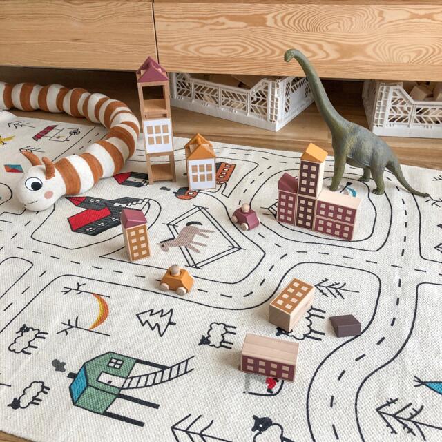 Kids Rug Road Map Carpet For Playroom - image 1
