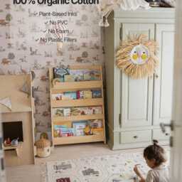 Kids Rug Road Map Carpet For Playroom - thumbnail 2