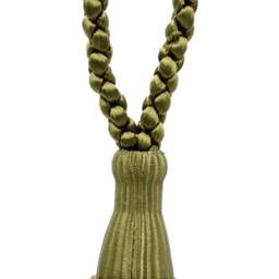 "D??copro Curtain & Drapery Tassel Tieback, Adjustable Cord Length, Length 5 1/2"", Spread 24" - thumbnail 2