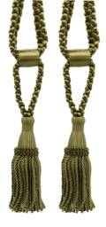 "D??copro Curtain & Drapery Tassel Tieback, Adjustable Cord Length, Length 5 1/2"", Spread 24" - thumbnail 1