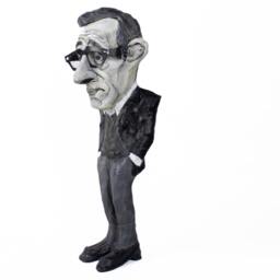 Woody Allen Paper Mache Figure - thumbnail 2