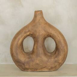 Terracotta Ceramic Vase - Handmade - Modern Aesthetic Painted Home Decor Beautiful Vases Gifts For Her - thumbnail 3