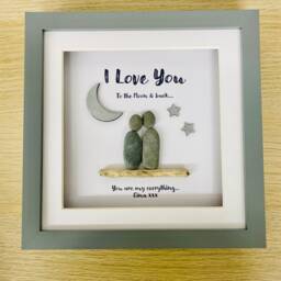 I Love You Pebble Art, Personalised Gifts, Couple Gift For Boyfriend, Love Gift, Best Valentines Wife Gifts Him - thumbnail 3