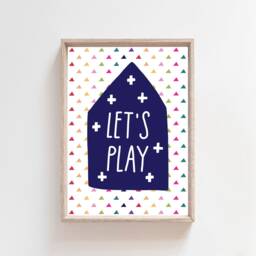 Nursery Print, Playroom Boys Colourful Girls Bedroom Decor, Wall Art - thumbnail 2